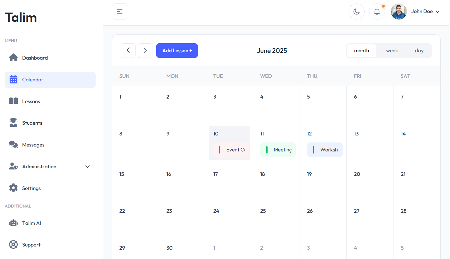 Your branded tutor page