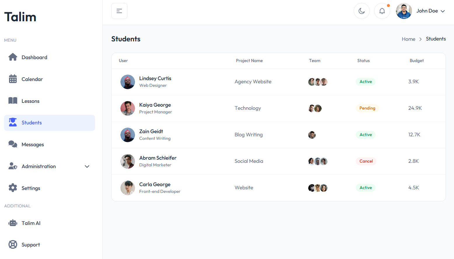 Your branded tutor page